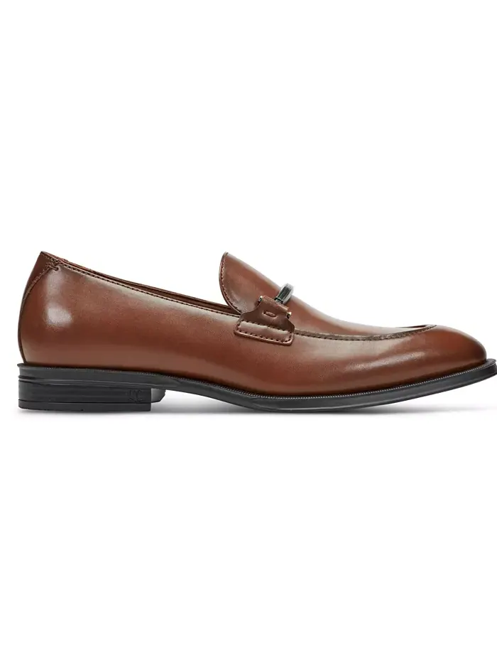 Мужские мокасины Armand Apron Toe Bit Kenneth Cole Reaction — изображение 2 из 5, коричневый