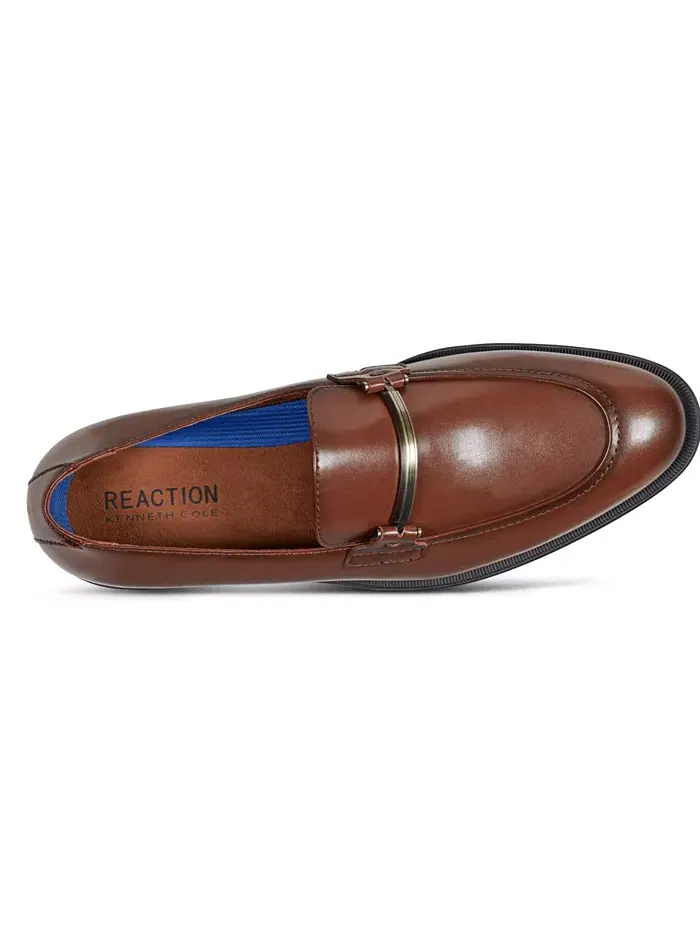 Мужские мокасины Armand Apron Toe Bit Kenneth Cole Reaction — изображение 4 из 5, коричневый