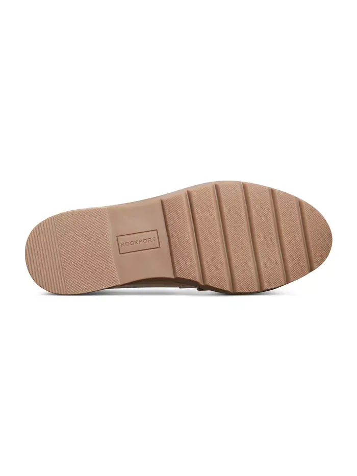 Женские повседневные лоферы Kiara Slip-On с миндалевидным носком Rockport — изображение 5 из 9, бежевый/бежевый