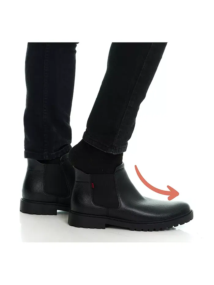 Кожаные ботинки челси Hudson Yards 2.0 с технологией Hands-Free Slip On Marc Joseph New York — изображение 2 из 6, черный