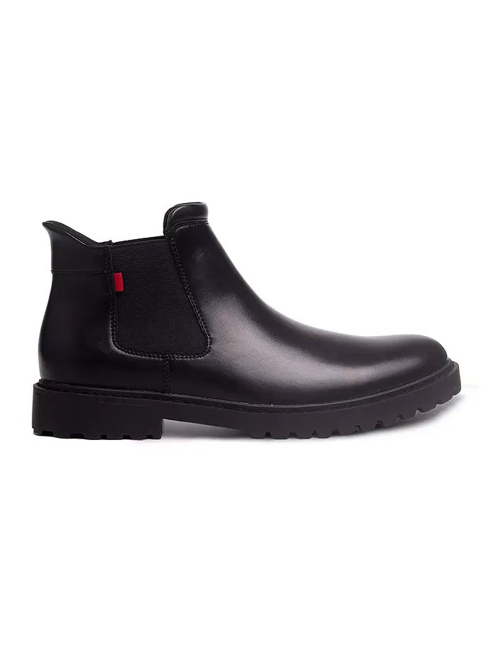 Кожаные ботинки челси Hudson Yards 2.0 с технологией Hands-Free Slip On Marc Joseph New York — изображение 5 из 6, черный