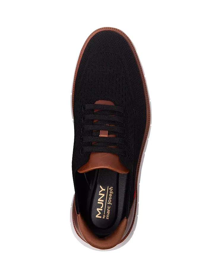 Мужские оксфорды Edison Street Hands-Free с технологией slip-on, легкие, из сетчатого материала — изображение 5 из 6, черный