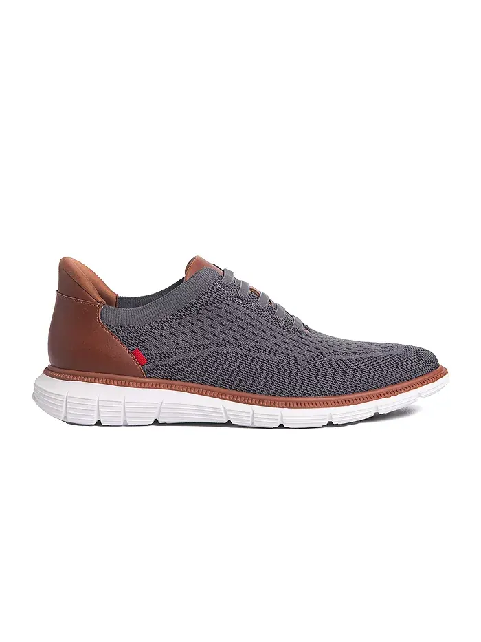 Мужские оксфорды Edison Street Hands-Free с технологией slip-on, легкие, из сетчатого материала — изображение 3 из 6, серый