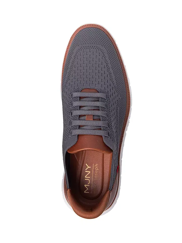 Мужские оксфорды Edison Street Hands-Free с технологией slip-on, легкие, из сетчатого материала — изображение 5 из 6, серый