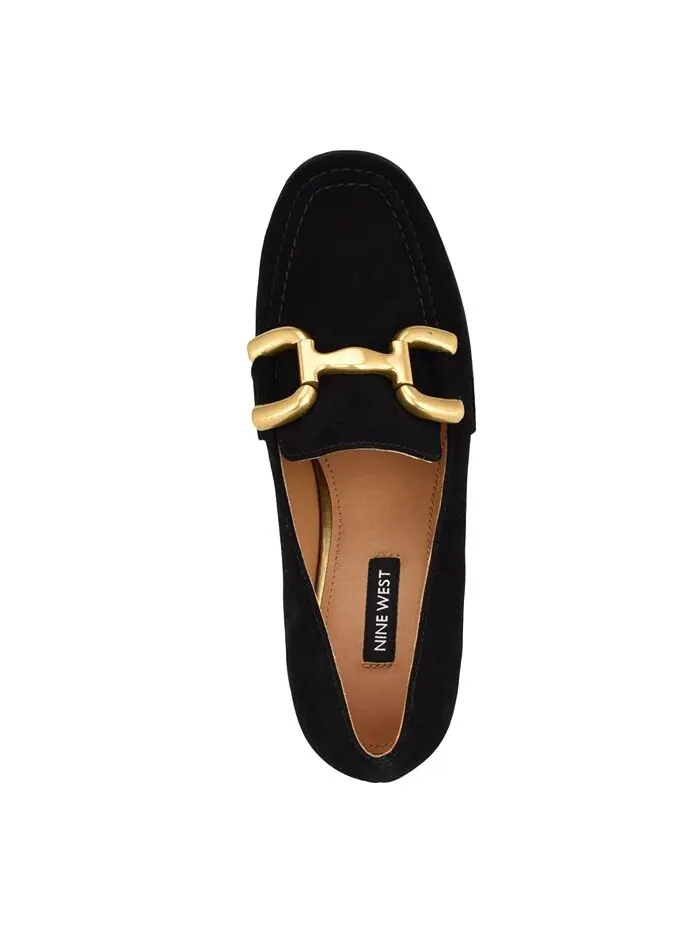 Женские лоферы без шнуровки Lilma с круглым носком Nine West — изображение 4 из 5, черный