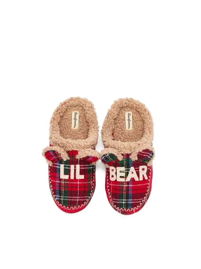 Детские тапочки-сабо Lil Bear Dearfoams — изображение 1 из 5, мульти