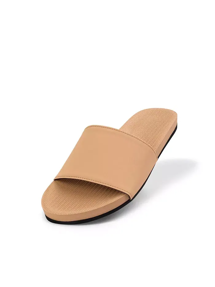 Женские слайды Indosole — коричневый