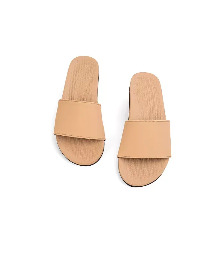 Женские слайды Indosole — изображение 3 из 3, коричневый