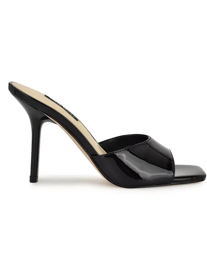 Женские босоножки Disko Square Toe Stiletto Nine West — изображение 2 из 5, черный