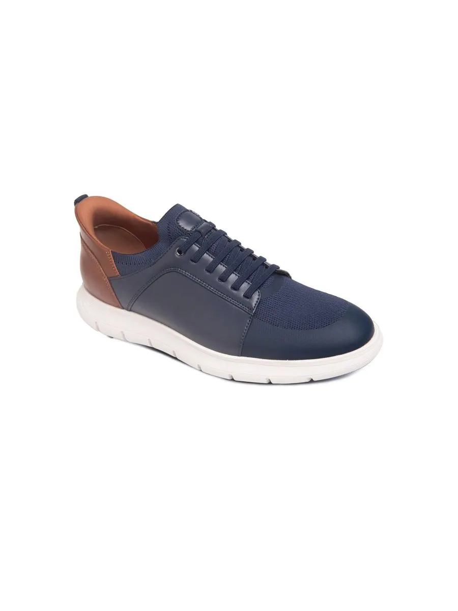 Мужские легкие кроссовки Newbury St Hands-Free Slip On Technology Marc Joseph New York — изображение 1 из 6, темно-синий