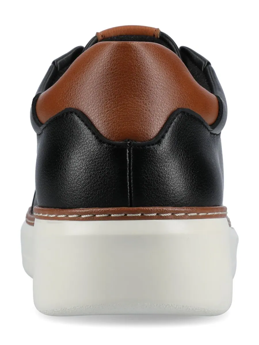 Мужские кроссовки Forbes Comfort Slip On Luxe Low Top Flexible Sneakers Vance Co — изображение 3 из 5, черный