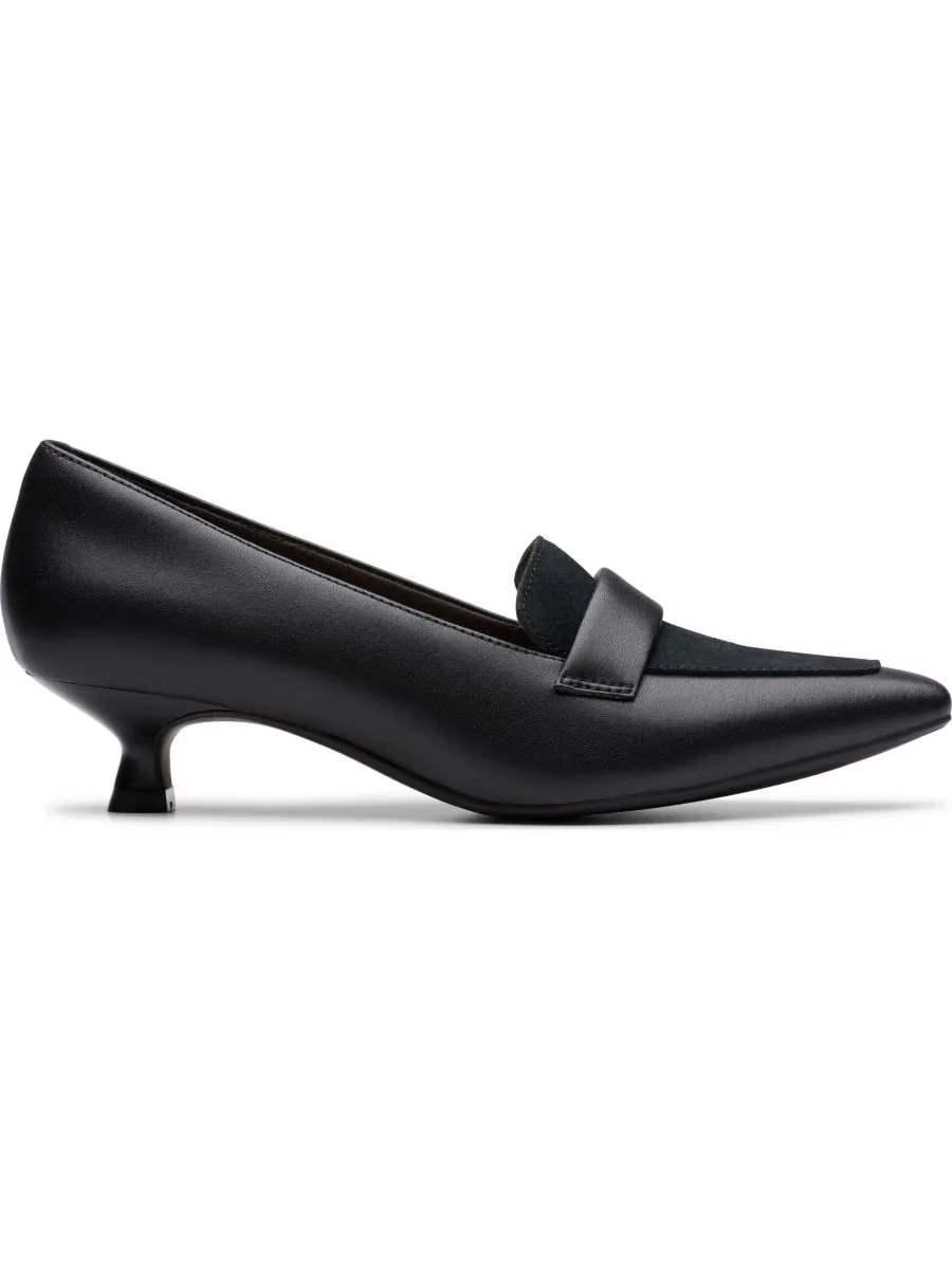 Слипоны женские Clarks Scarlyt Mabel, кожаные — изображение 2 из 5, черный
