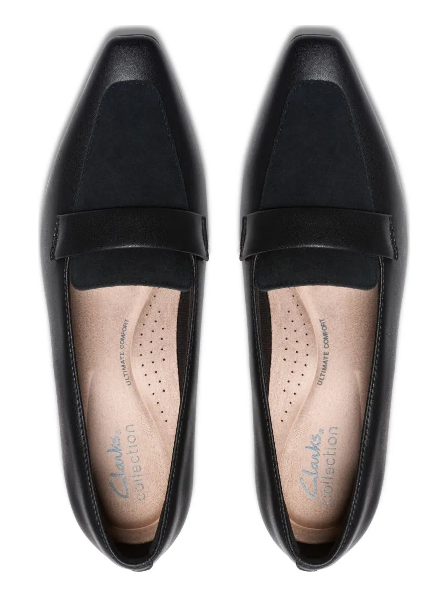 Слипоны женские Clarks Scarlyt Mabel, кожаные — изображение 4 из 5, черный