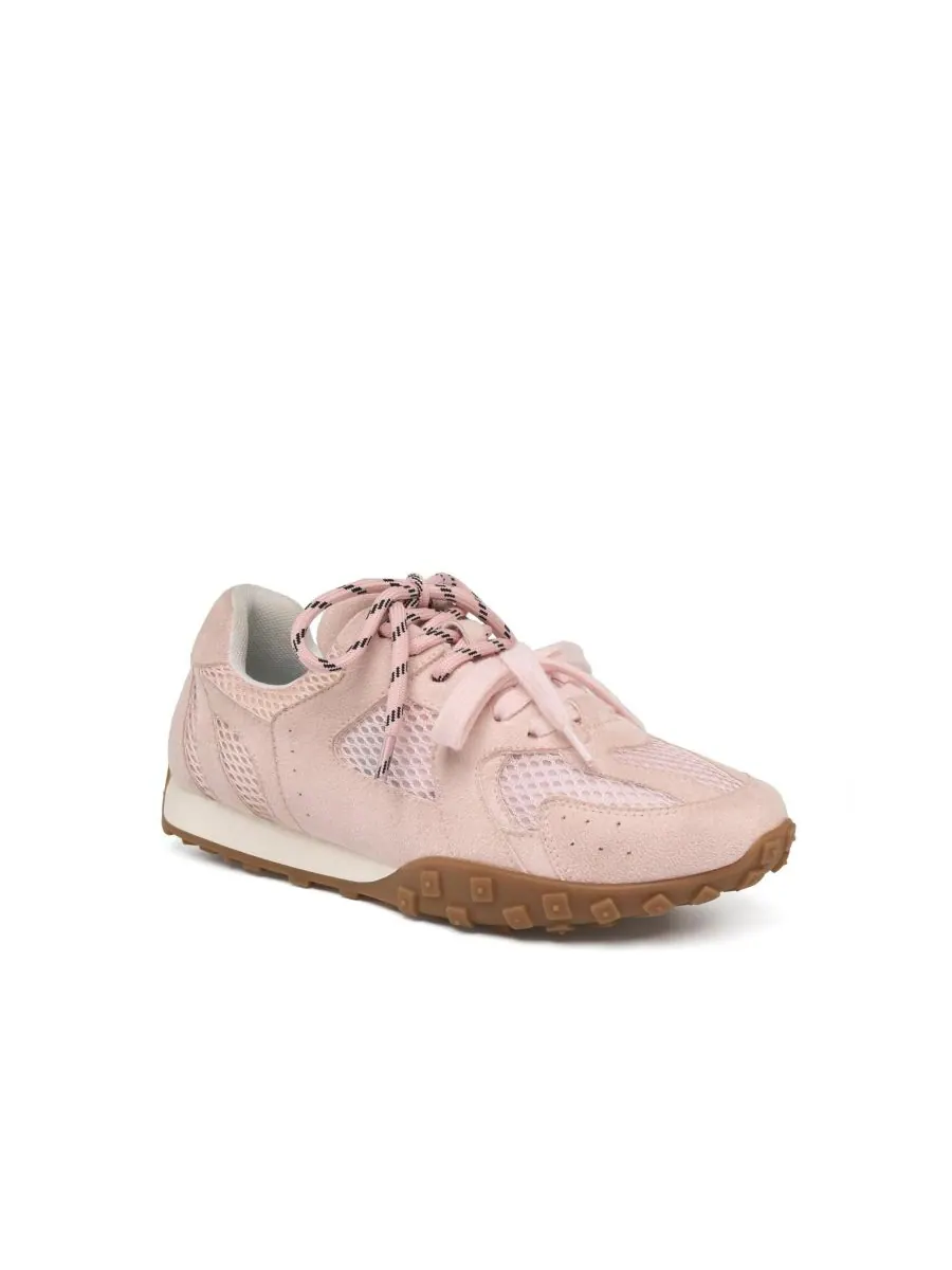 Женские кроссовки на шнуровке Deondra Urban Sport — розовый