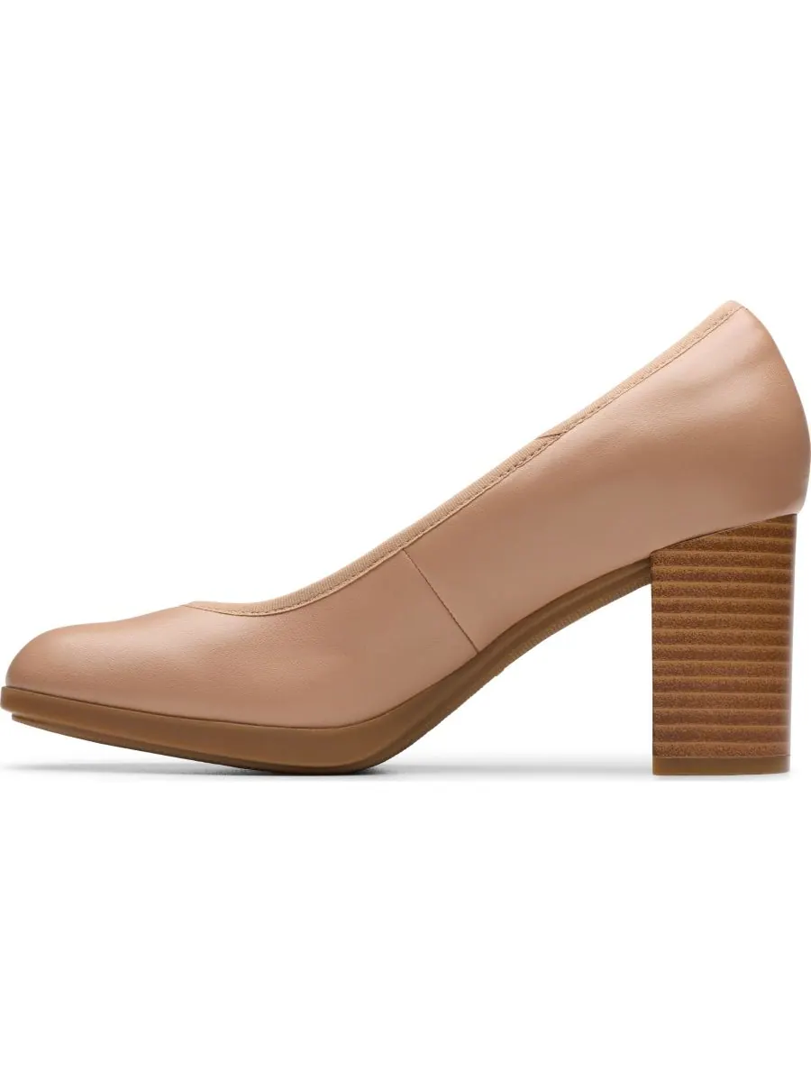 Слипоны женские Clarks Bayla Carly, кожаные — изображение 5 из 5, бежевый