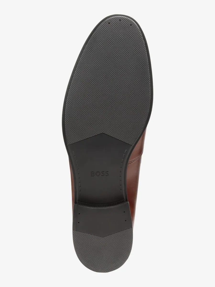 Мужские лоферы BOSS by Colby из итальянской кожи Hugo Boss — изображение 4 из 5, коричневый