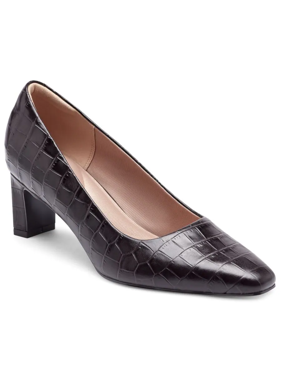 Женские туфли на блочном каблуке Merida Rockport — изображение 1 из 5, коричневый
