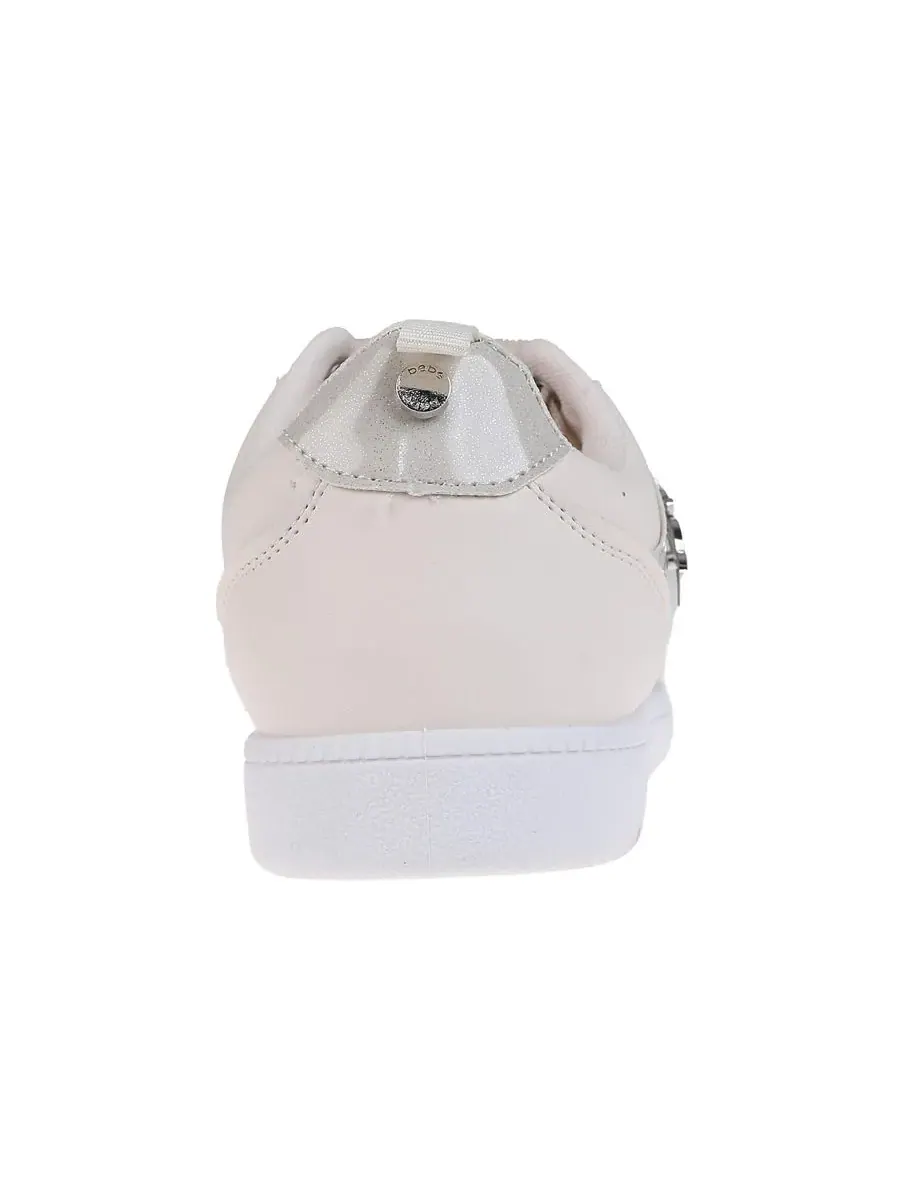 Модные женские кроссовки с блестками Bebe — изображение 3 из 6, бежевый/хаки