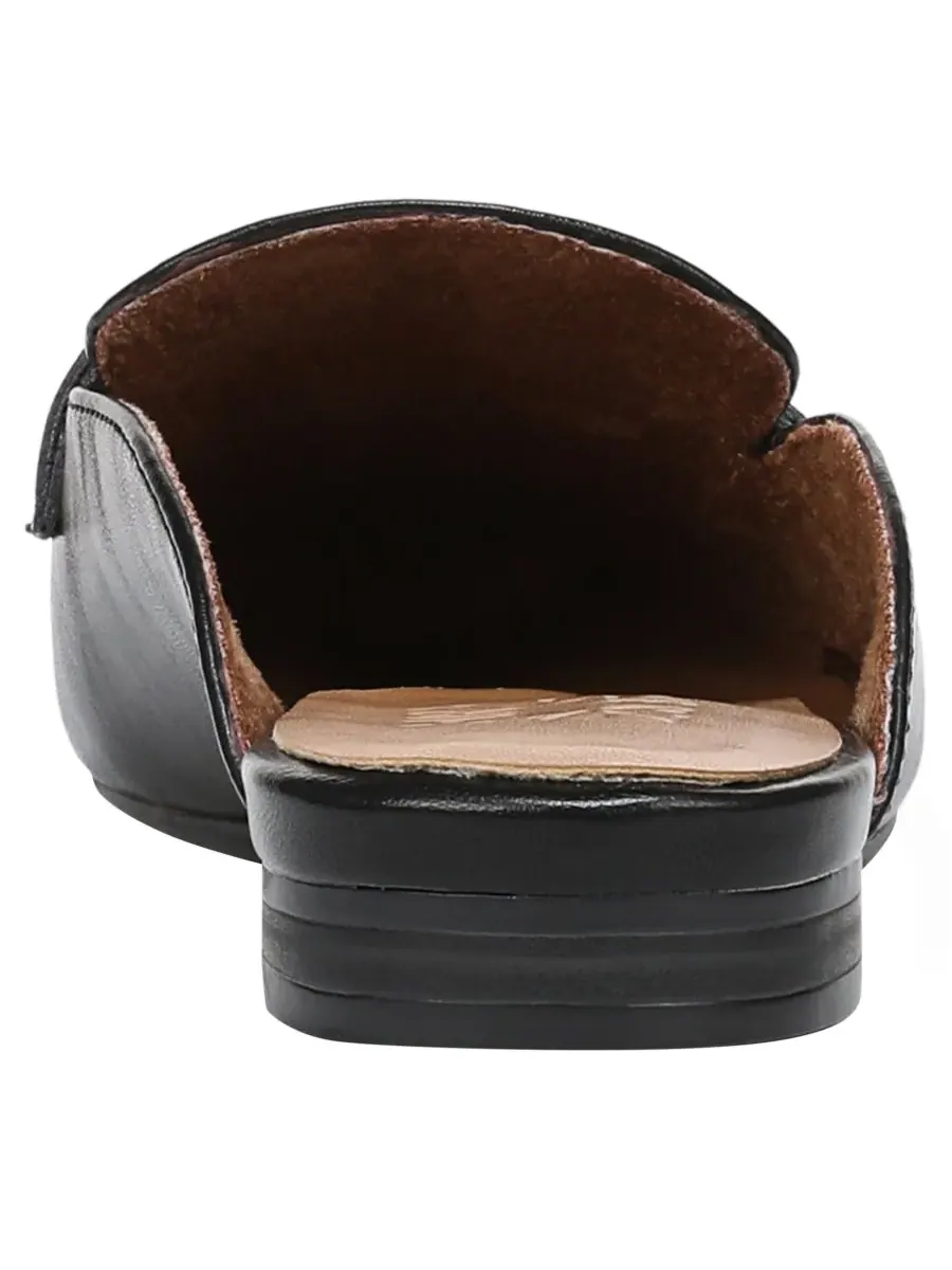 Женские балетки Basel Mule Flats Naturalizer — изображение 3 из 5, черный