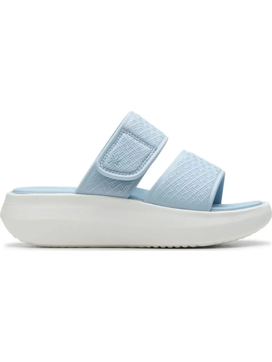 Сандалии женские Clarks Solevana Star с круглым носком — изображение 2 из 6, светлый синий
