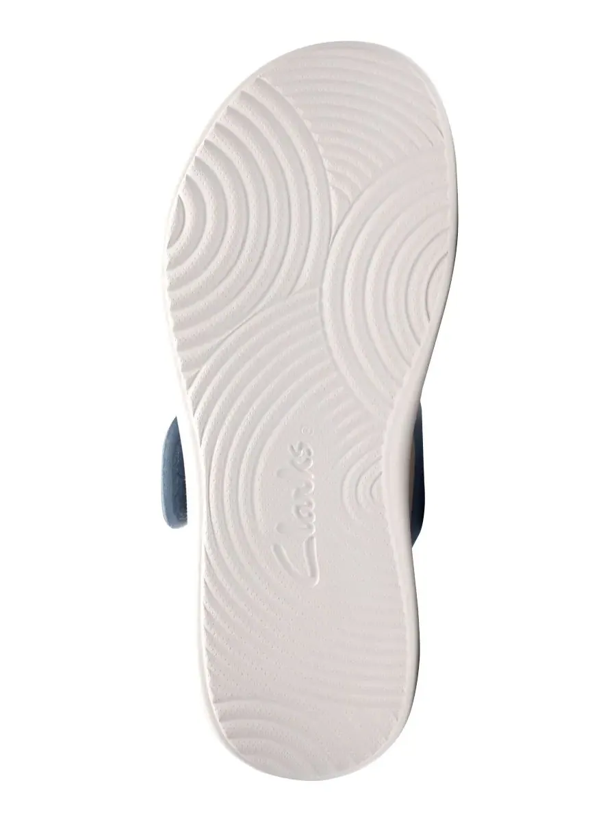 Сандалии женские Clarks Solevana Star с круглым носком — изображение 5 из 6, светлый синий