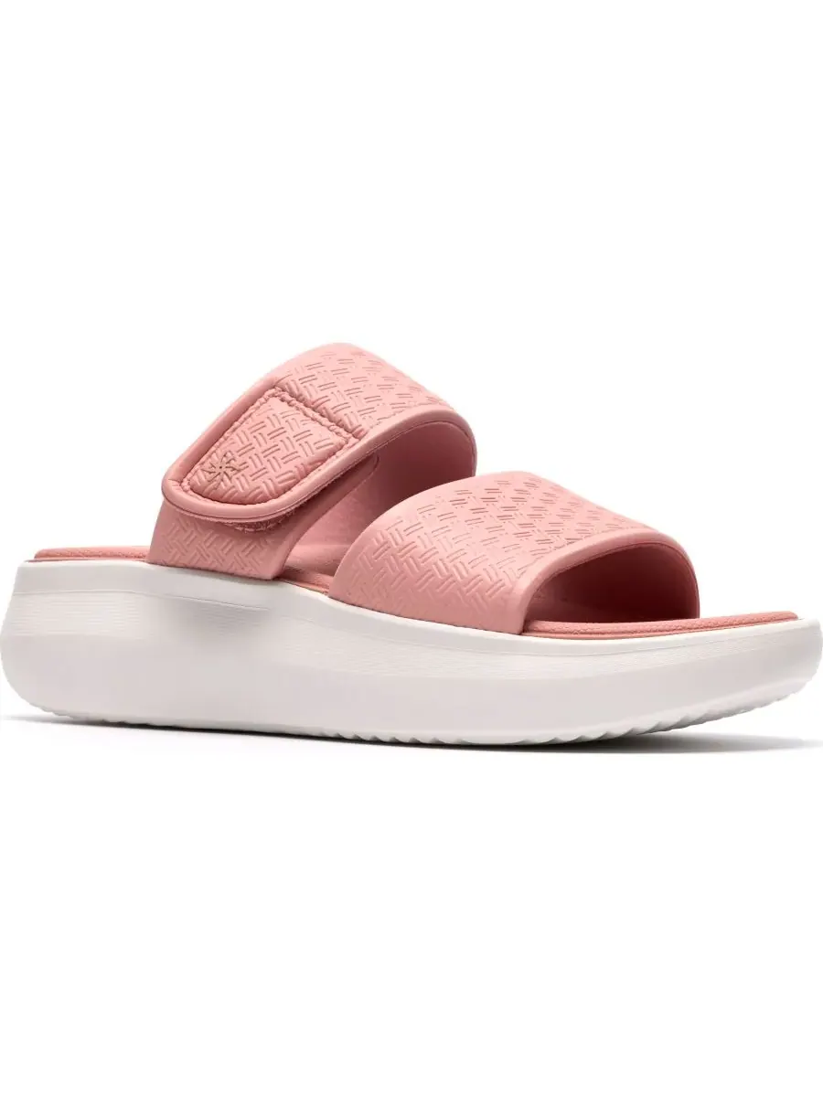 Сандалии женские Clarks Solevana Star, с круглым носком и каблуком-танкеткой