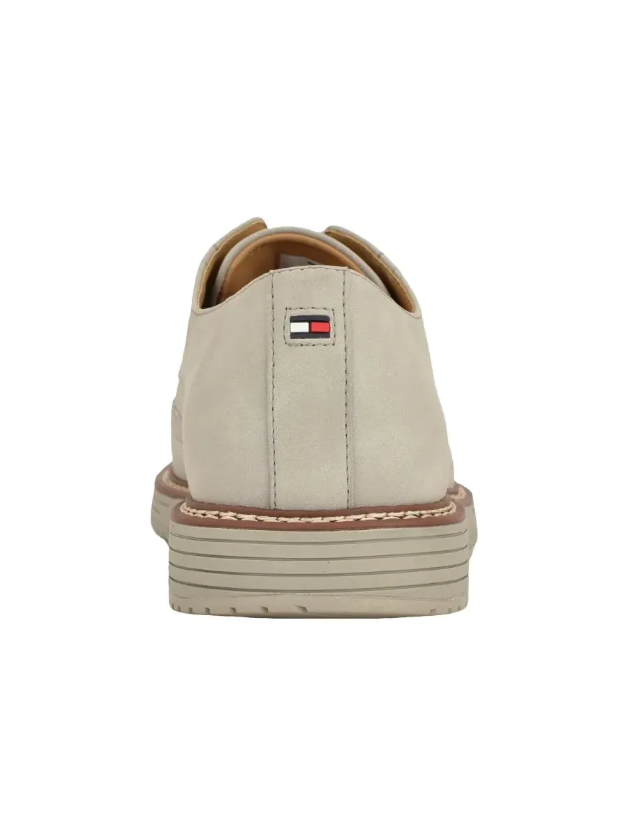 Мужские повседневные туфли-оксфорды Hinede на шнуровке Tommy Hilfiger — изображение 3 из 5, светлый серый