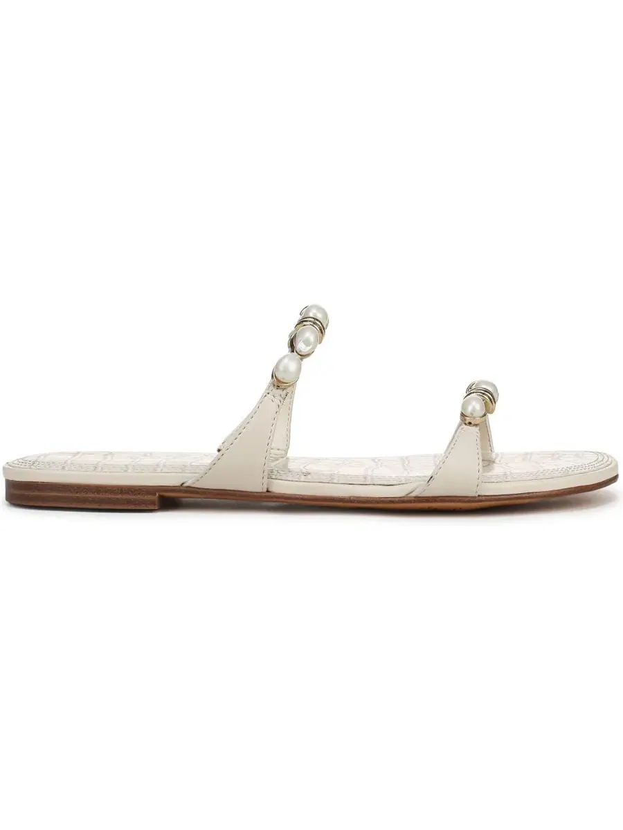 Женские сандалии-шлепанцы Cian Sam Edelman — изображение 2 из 5, слоновая кость