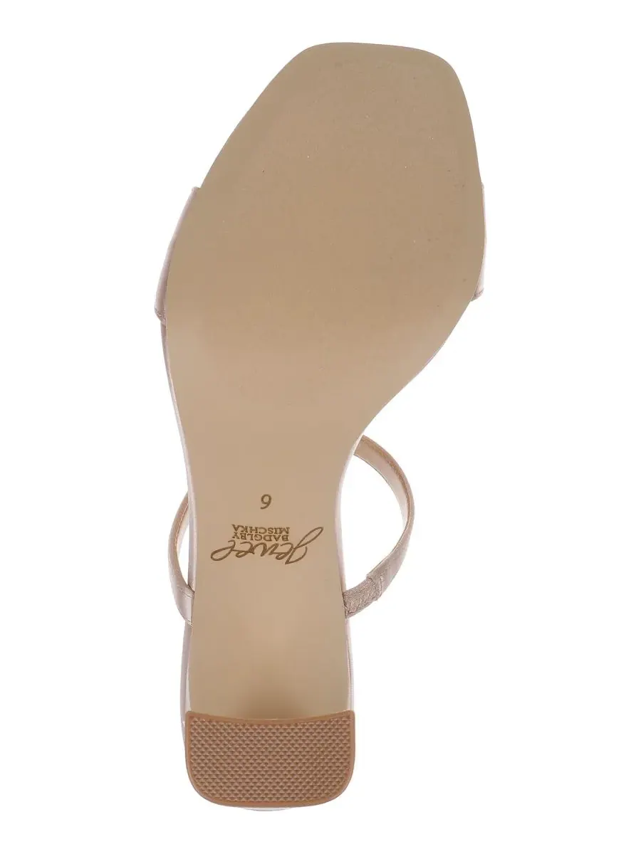 Женские сандалии-шлепанцы Pacifica Slip-On Dress Slide Sandals Jewel Badgley Mischka, темно-nude — изображение 5 из 5