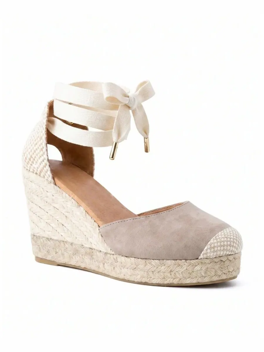 Женские клиновые эспадрильи Jimena High Laces Menina Step — 1