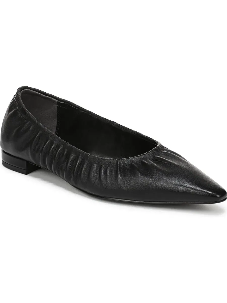 Балетки с острым мысом и драпировкой Essex Sam Edelman