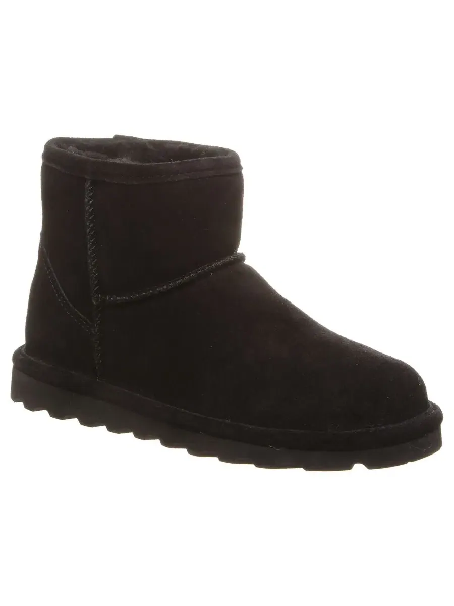 Женские широкие сапоги-ботильоны Alyssa из замши BEARPAW — изображение 1 из 4, черный