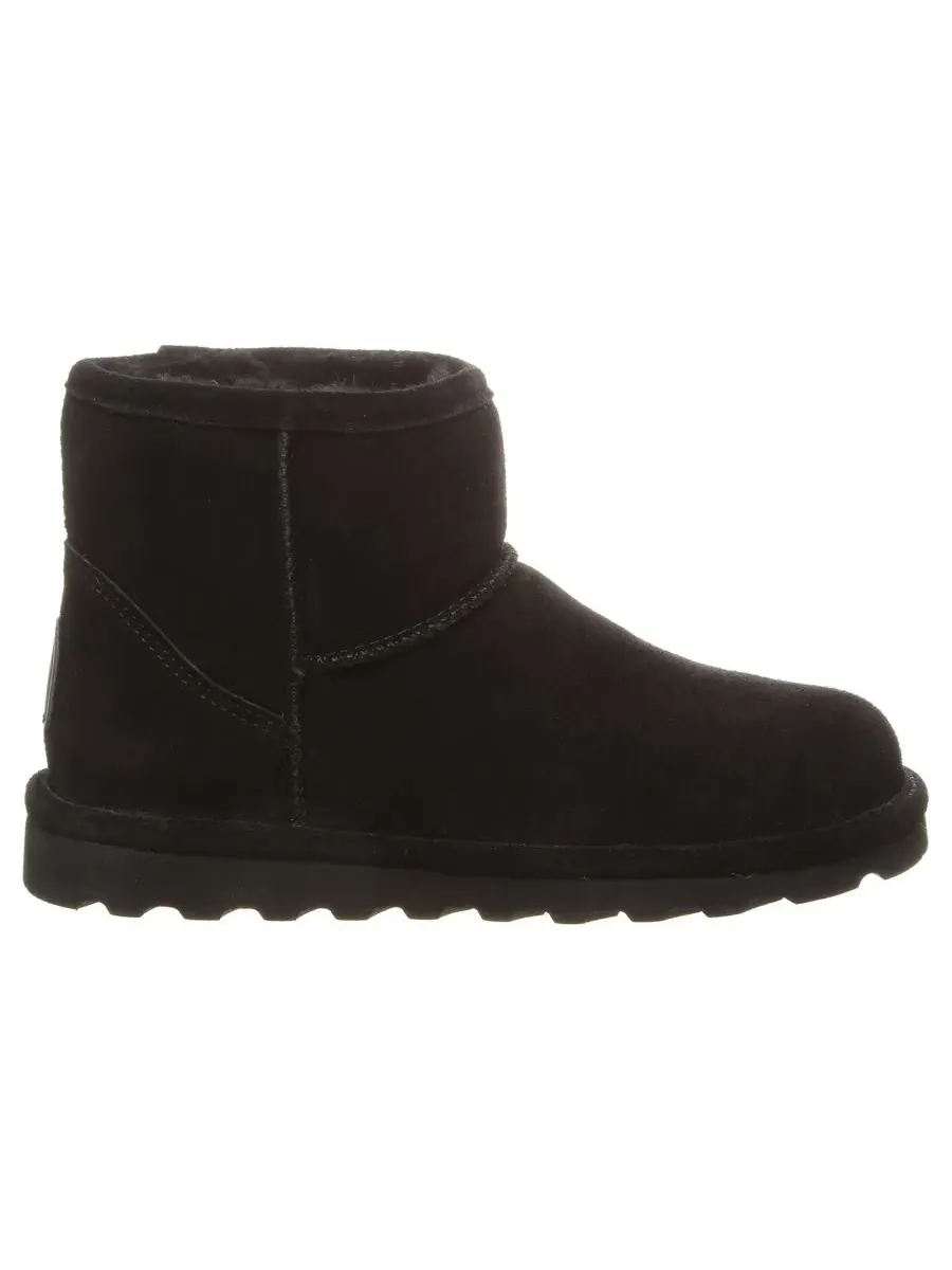 Женские широкие сапоги-ботильоны Alyssa из замши BEARPAW — изображение 2 из 4, черный