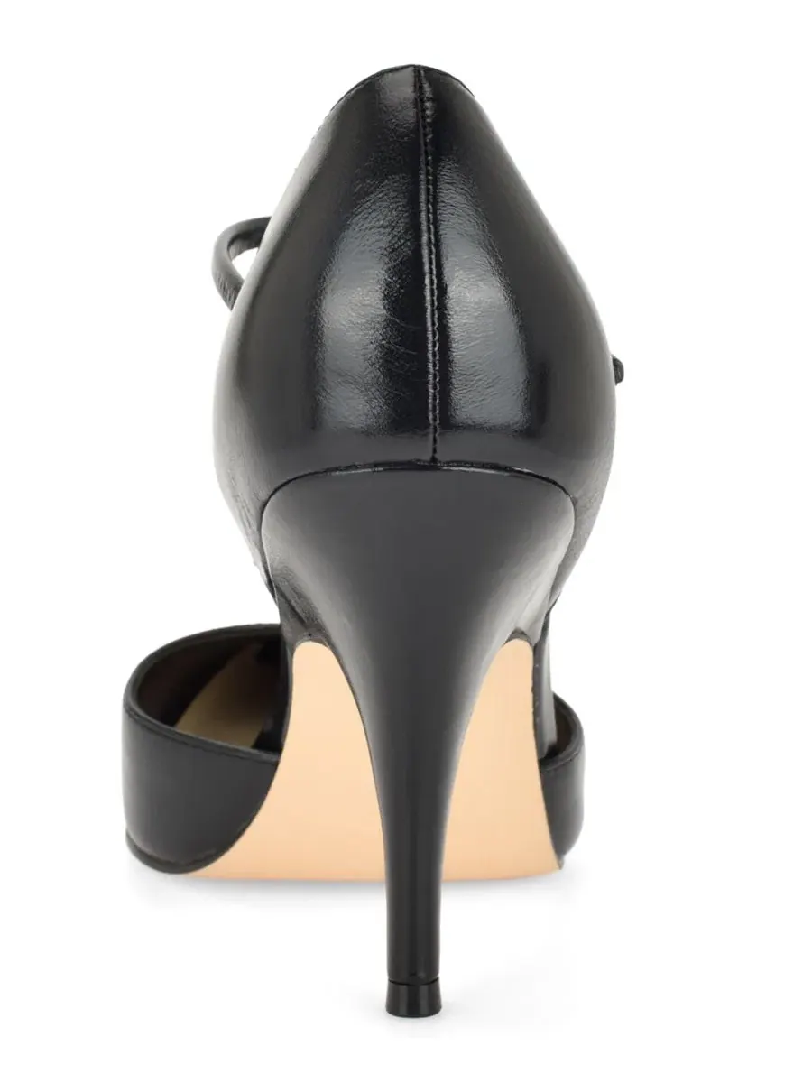 Туфли-лодочки Pariss с закрытым мысом и ремешком Nine West — изображение 3 из 5, черный