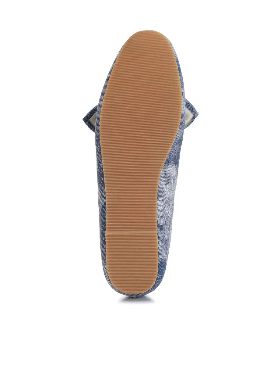 Лоферы с бантом Waveney Bow Embellished London Rag — изображение 3 из 5, синий
