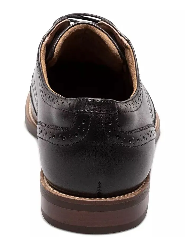 Мужские туфли Ruvo Wingtip Oxford Florsheim — изображение 4 из 16, черный