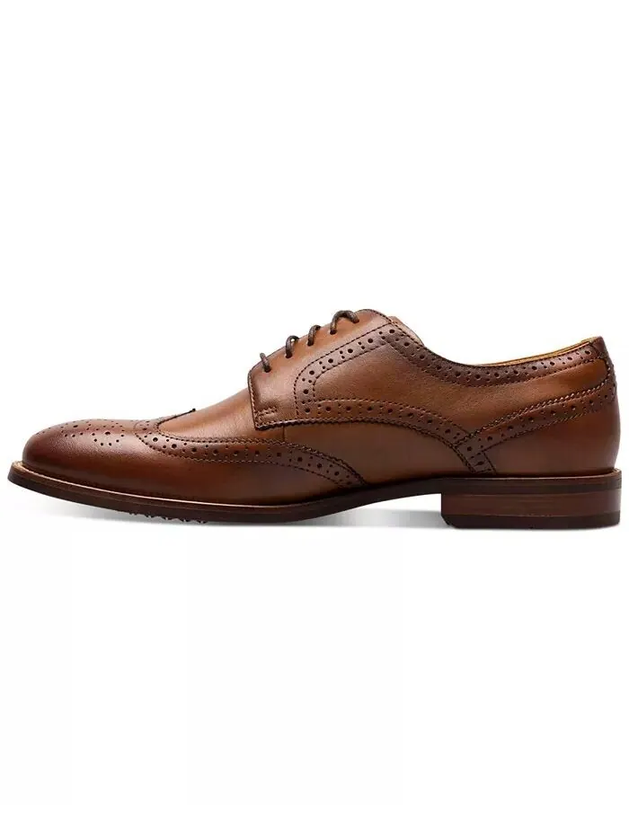Мужские туфли Ruvo Wingtip Oxford Florsheim — изображение 3 из 9, коричневый
