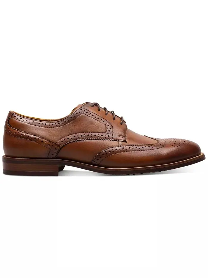 Мужские туфли Ruvo Wingtip Oxford Florsheim — изображение 5 из 9, коричневый