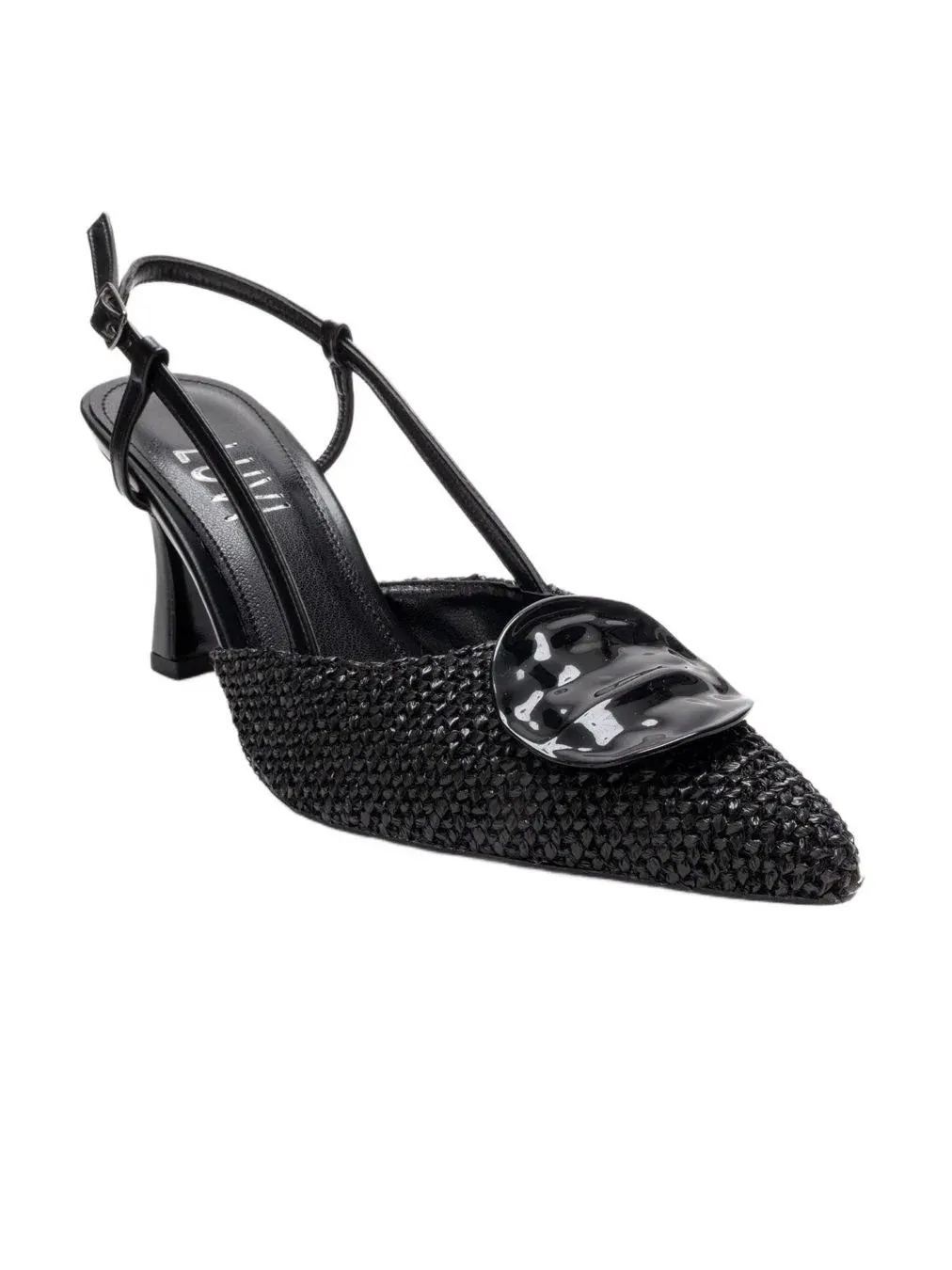 Женские туфли-лодочки Levia с плетеным носком и острым носком на ремешке Prologue Shoes