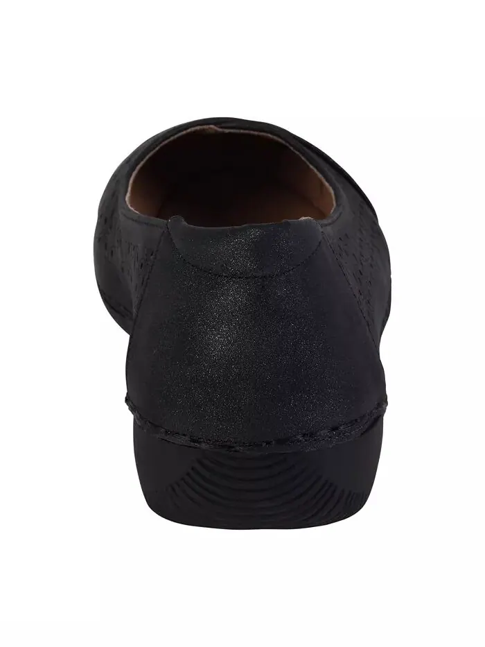Женские балетки Nysha с круглым носком и лазерной резкой GC Shoes — изображение 3 из 5, черный
