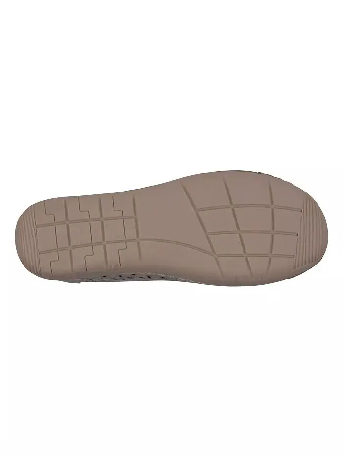 Женские балетки Nysha с круглым носком и лазерной резкой GC Shoes — изображение 5 из 9, серый