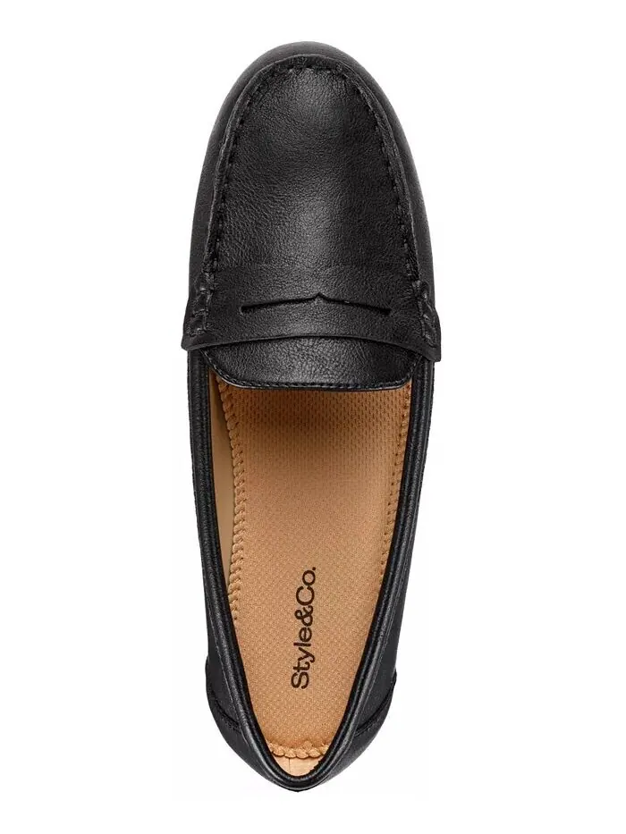 Женские пенни-лоферы для водителей Serafinaa Style & Co — изображение 4 из 6, черный