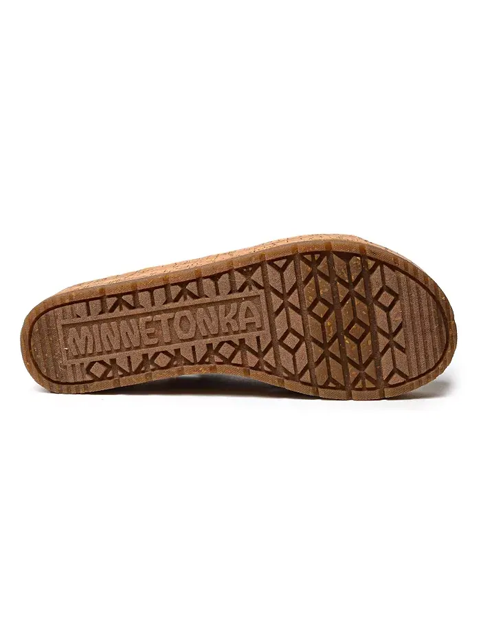Женские босоножки-котурны Posey Crossband Minnetonka — изображение 3 из 3, синий джинсовый синий