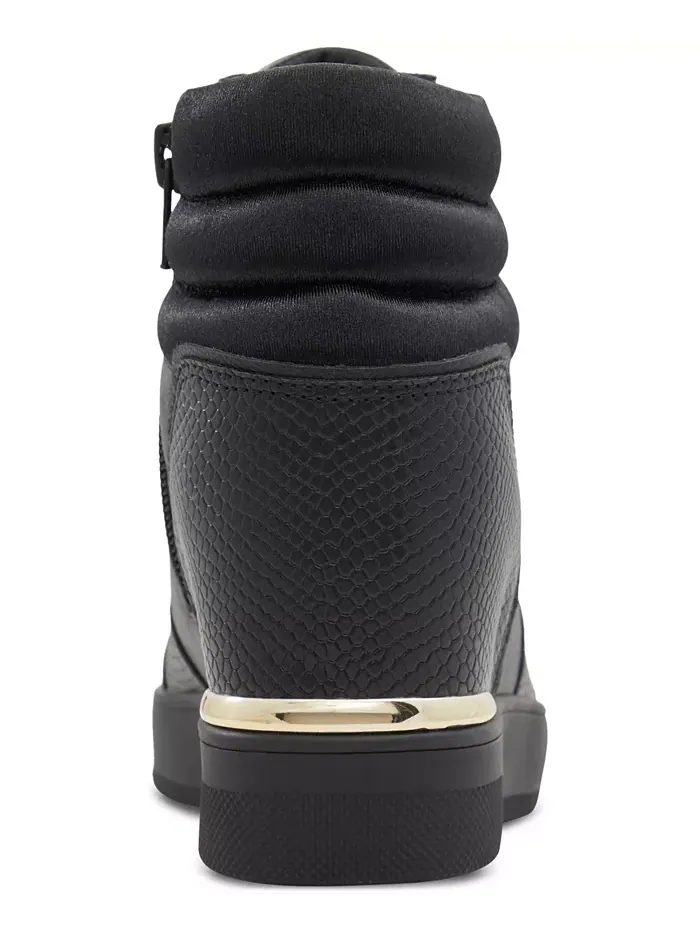 Женские высокие кроссовки Ereliclya на платформе с шнуровкой и молнией ALDO — изображение 3 из 5, черный мульти