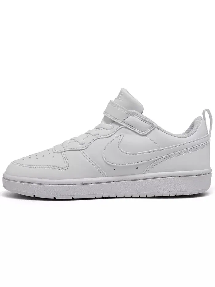Повседневные кроссовки Little Kids Court Borough Low Recraft с регулируемым ремешком от финиша Nike — изображение 3 из 6