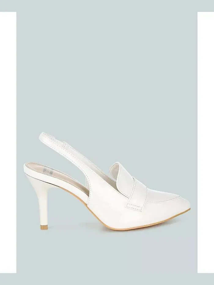 Сандалии Voisin Slingback Loafer Rag & Co — белый