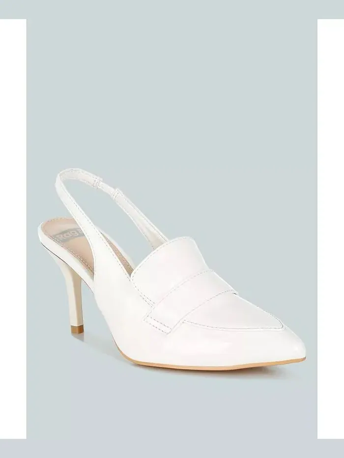 Сандалии Voisin Slingback Loafer Rag & Co — изображение 2 из 3, белый