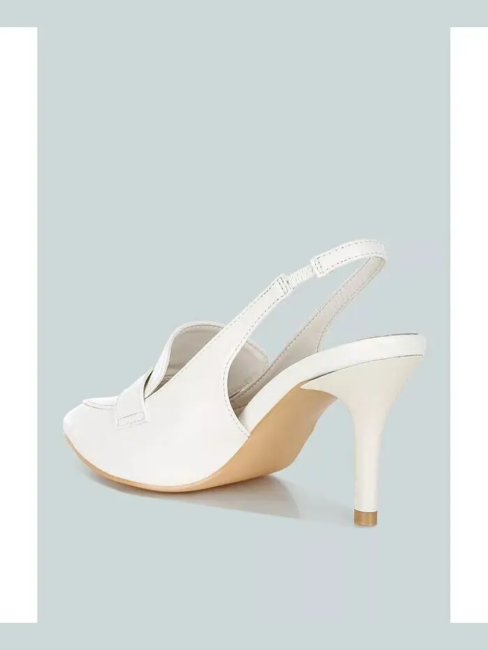 Сандалии Voisin Slingback Loafer Rag & Co — изображение 3 из 3, белый