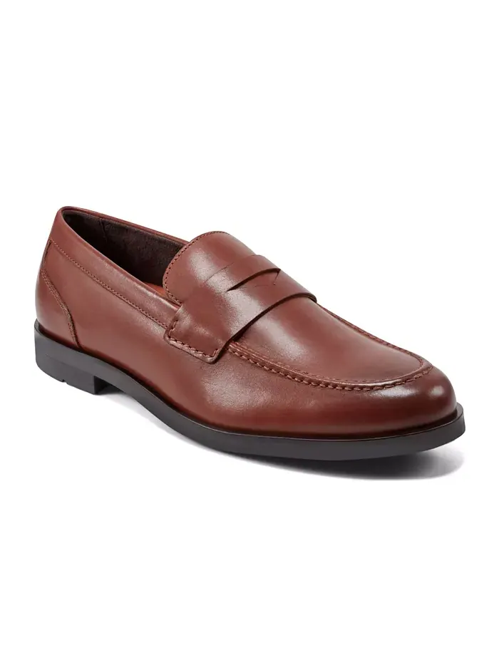 Мужские лоферы Soren Dress Slip On Penny Rockport — изображение 1 из 5, темный