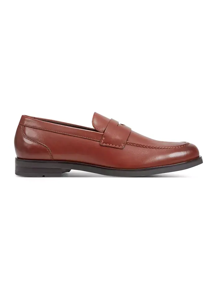 Мужские лоферы Soren Dress Slip On Penny Rockport — изображение 2 из 5, темный